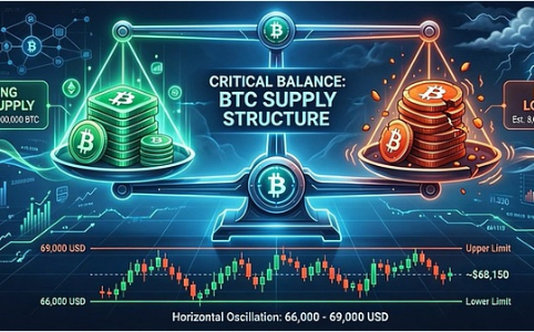 比特币筹码结构揭示市场平衡与潜在转折点