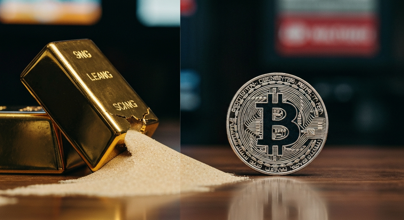 比特币ETF资金流入逆转黄金避险吸引力