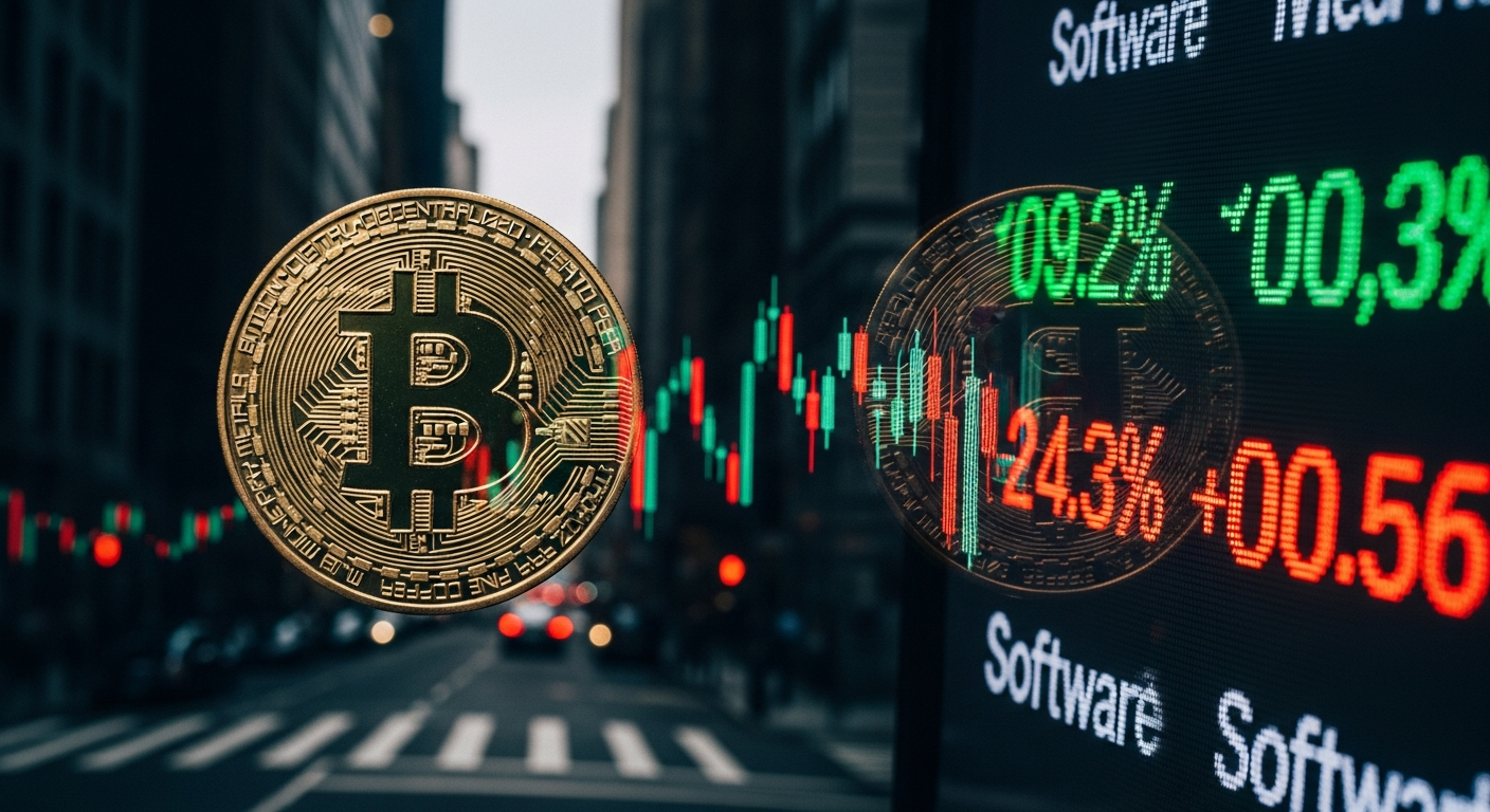 比特币与软件股走势趋同背后的宏观逻辑