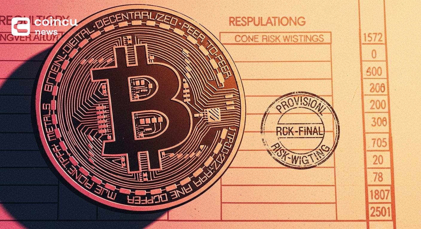 比特币1250%风险权重对银行资本影响解析