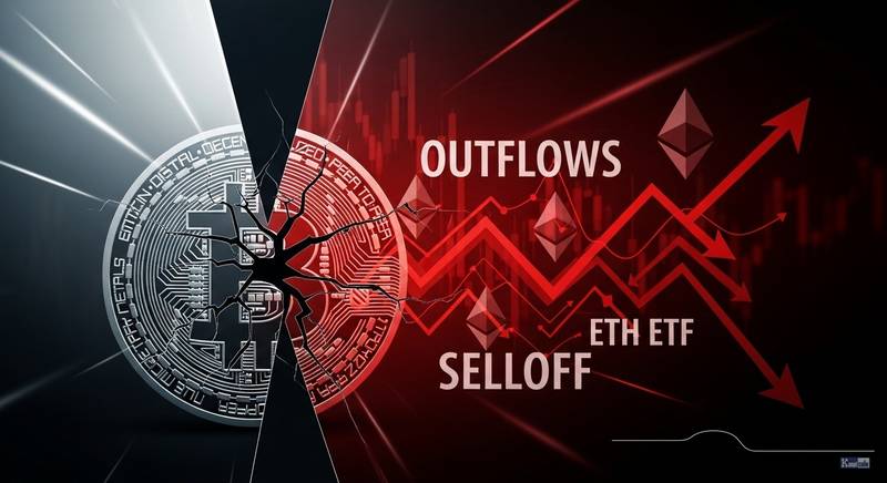 比特币ETF持续流出 以太坊资金外迁加剧