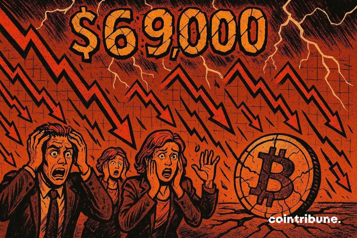 比特币价格跌破69000美元引发市场恐慌情绪
