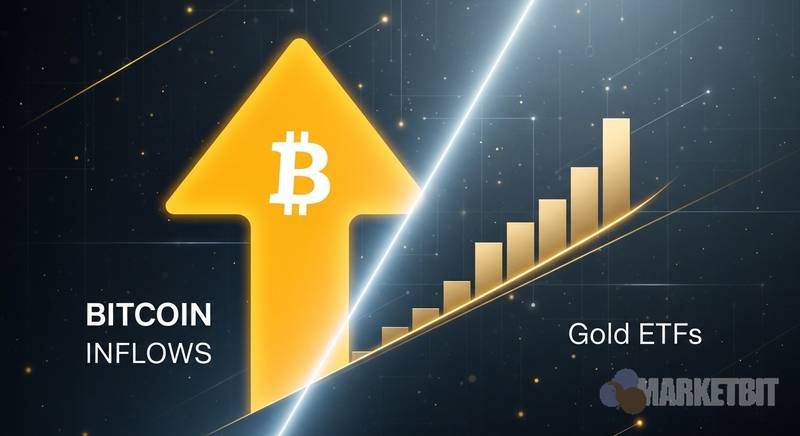 比特币资金流入真相：黄金传言误导市场判断