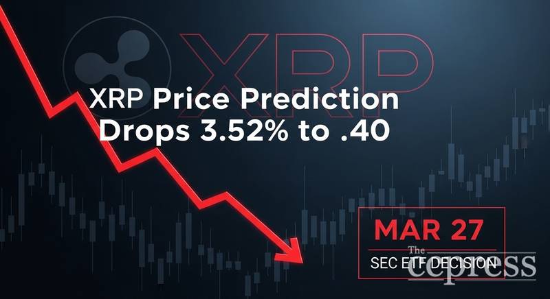 XRP价格承压逼近1.20美元支撑，3月27日SEC裁决在即