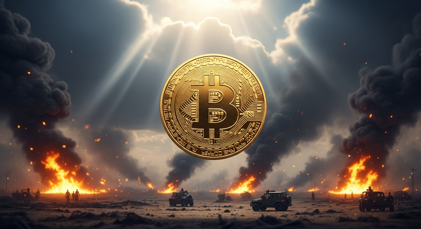 比特币在地缘冲突中展现抗波动韧性