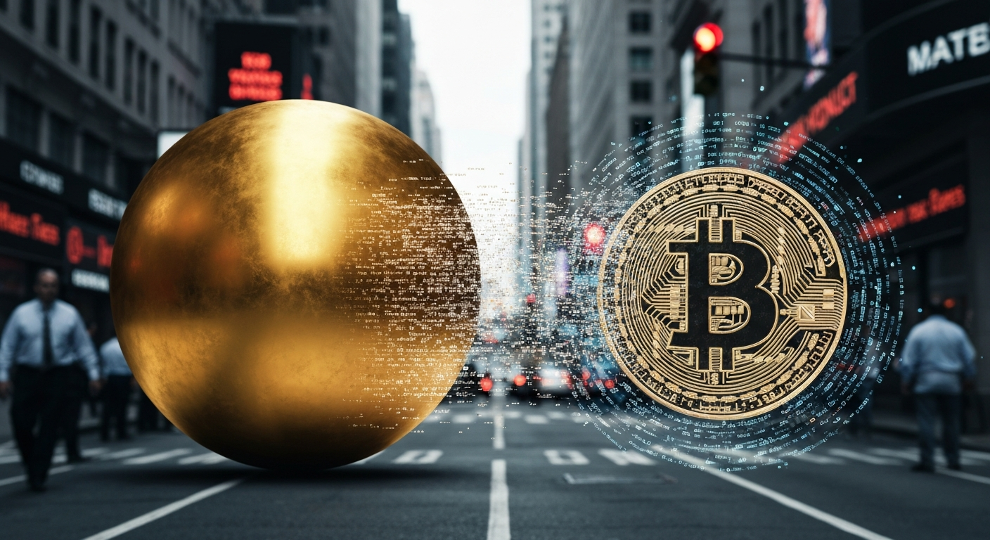 比特币超越黄金成新安全资产？资金流向揭示市场格局变化