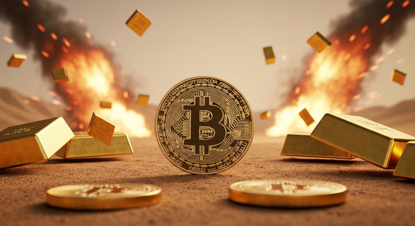 比特币在地缘冲突中显现避险属性 资金流向分化引关注