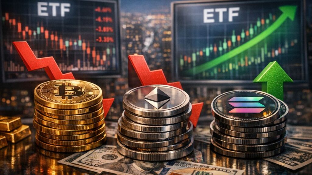 比特币资金流向分化：机构减持与选择性流入并存