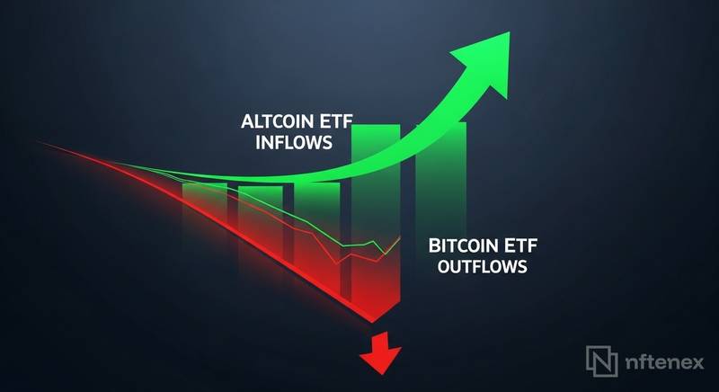 比特币ETF单日资金流出后迅速反弹 市场轮动迹象明显