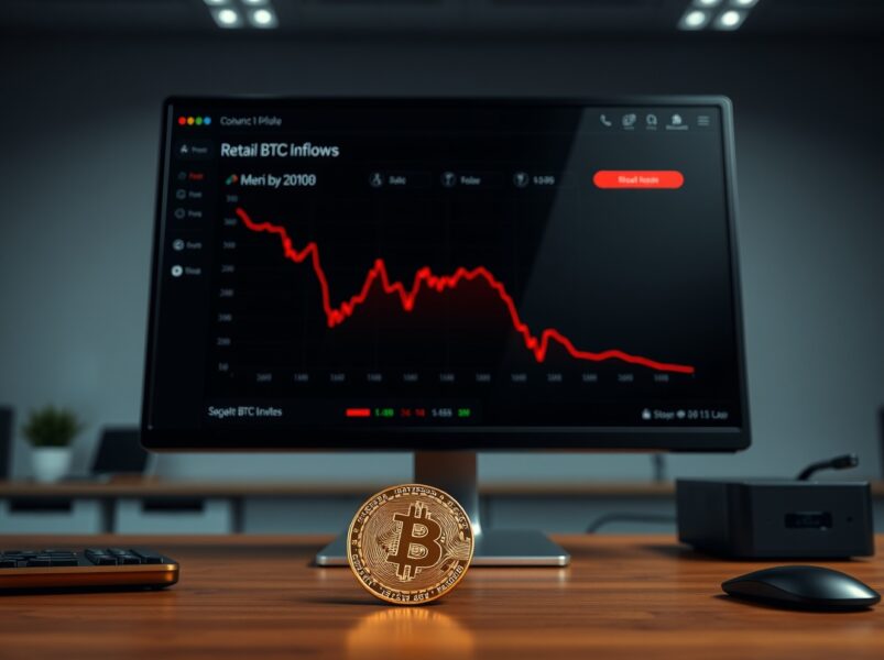 比特币零售资金流入创九年新低 机构化趋势引发去中心化担忧