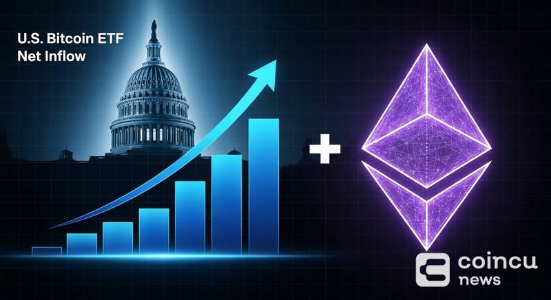 比特币与以太坊ETF同日录得资金净流入 市场情绪背离凸显机构布局信号