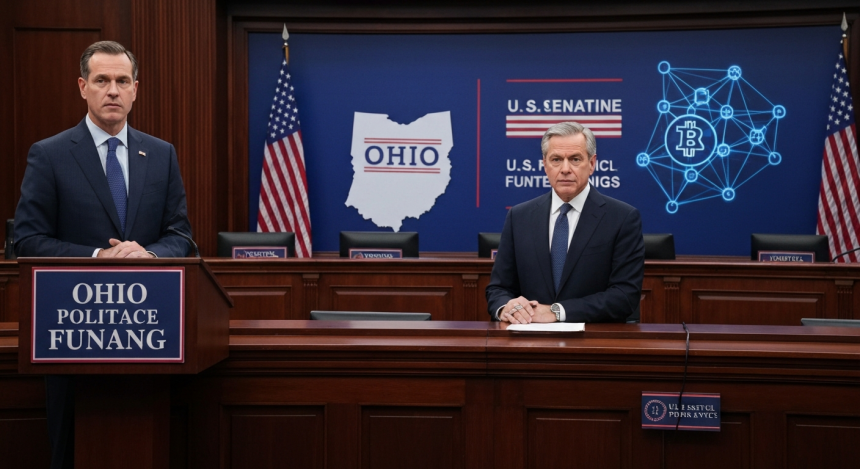 俄亥俄州参选人获加密政治行动委员会支持 布朗与赫斯特德之争成焦点