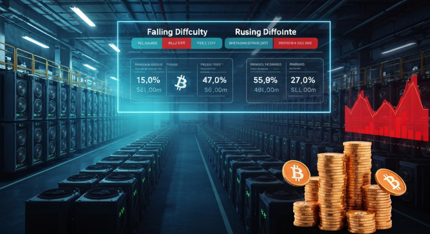 比特币挖矿难度微降难掩盈利压力