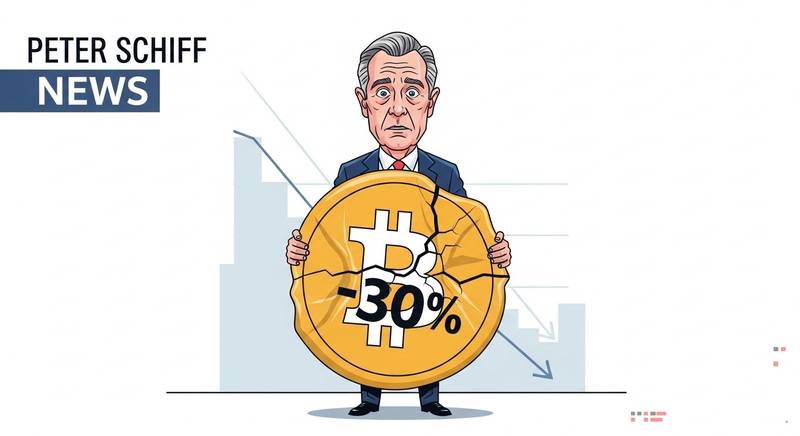 彼得·希夫借30%跌幅强化对比特币看空立场
