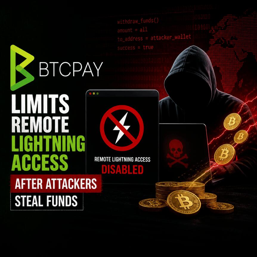 BTCPay Server临时关闭远程闪电网络访问以应对安全漏洞