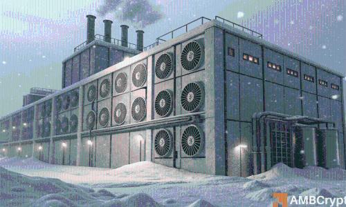 冬季风暴“蕨”导致美国比特币矿工减产，网络算力暂时下降