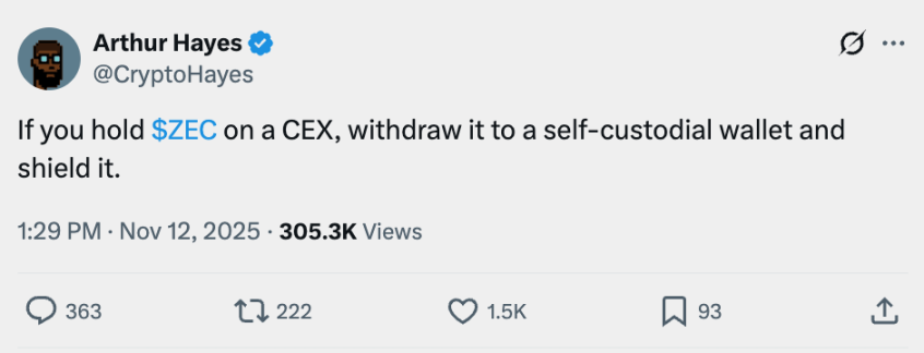  Arthur Hayes 2025 交易账本：左手喊单造梦，右手链上清仓 