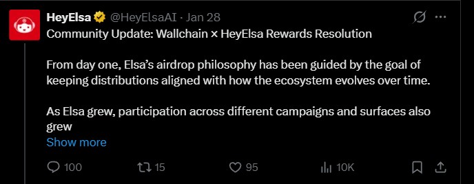  HeyElsa空投风波落幕：$ELSA上市后价格会上涨吗？ 