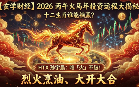 2026丙午火马年投资运势全解析：十二生肖谁主沉浮？孙宇晨「火」字诀引领财富浪潮