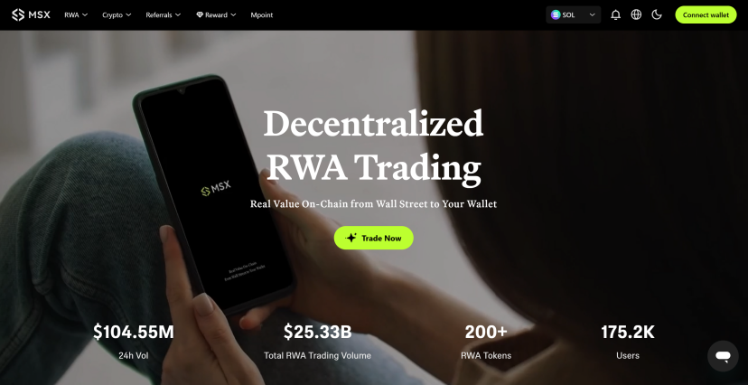 麦通（MSX）官网全新升级：设计驱动RWA交易平台品牌化