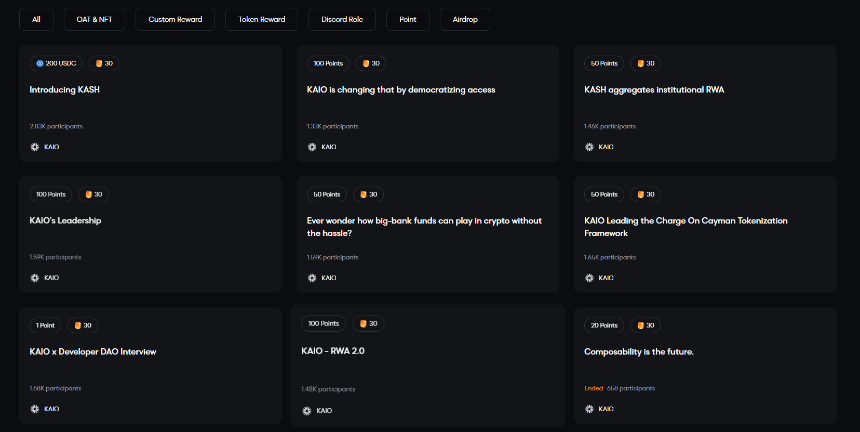 KAIO Galxe任务教程