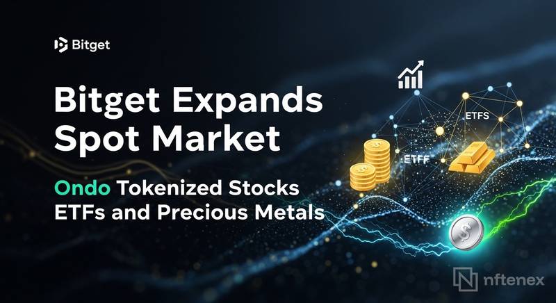 Bitget拓展现货市场接入代币化股票与贵金属