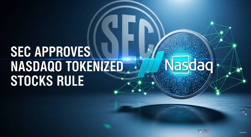 SEC批准纳斯达克代币化证券交易规则 机构链上交易迈入新阶段