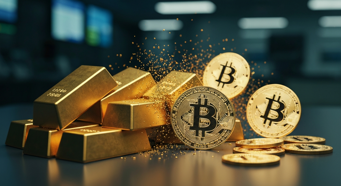 金价暴跌引发资产重配信号 比特币成资金新去向