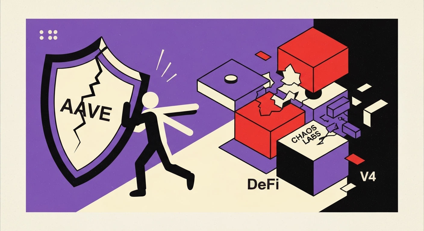 Aave核心风控团队退出引发生态稳定性担忧