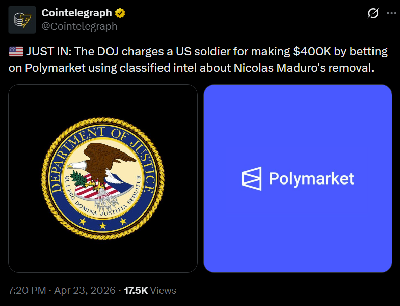 Polymarket联手Chainalysis强化链上监管应对内幕交易争议