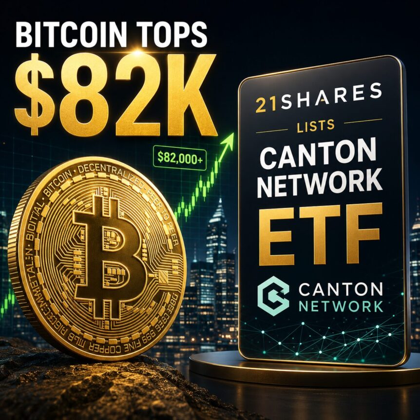 比特币价格走势企稳，山寨币普涨带动市场活跃，21Shares推出Canton Network ETF