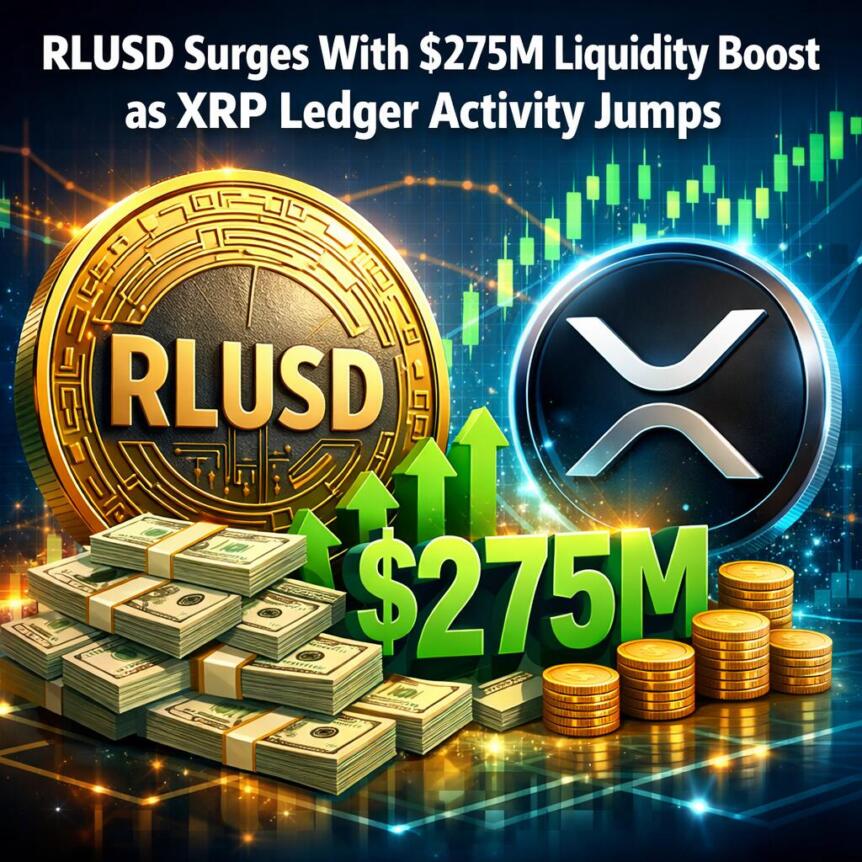 RLUSD在XRP账本上实现超2.75亿美元净流动性增长