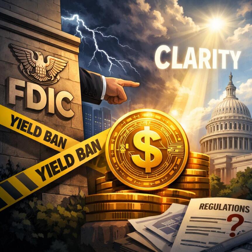 Paradigm挑战FDIC稳定币收益规则 引发监管一致性争议
