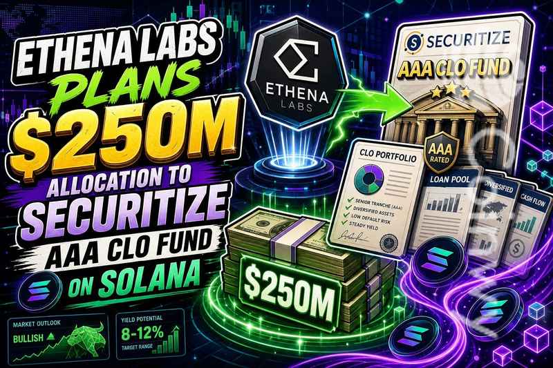 Ethena Labs拟部署2.5亿美元配置代币化CLO基金