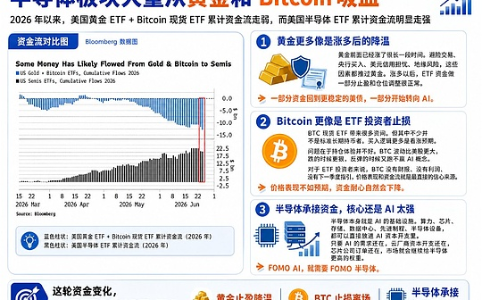 资金轮动显现：半导体成新宠，黄金与比特币ETF遇冷