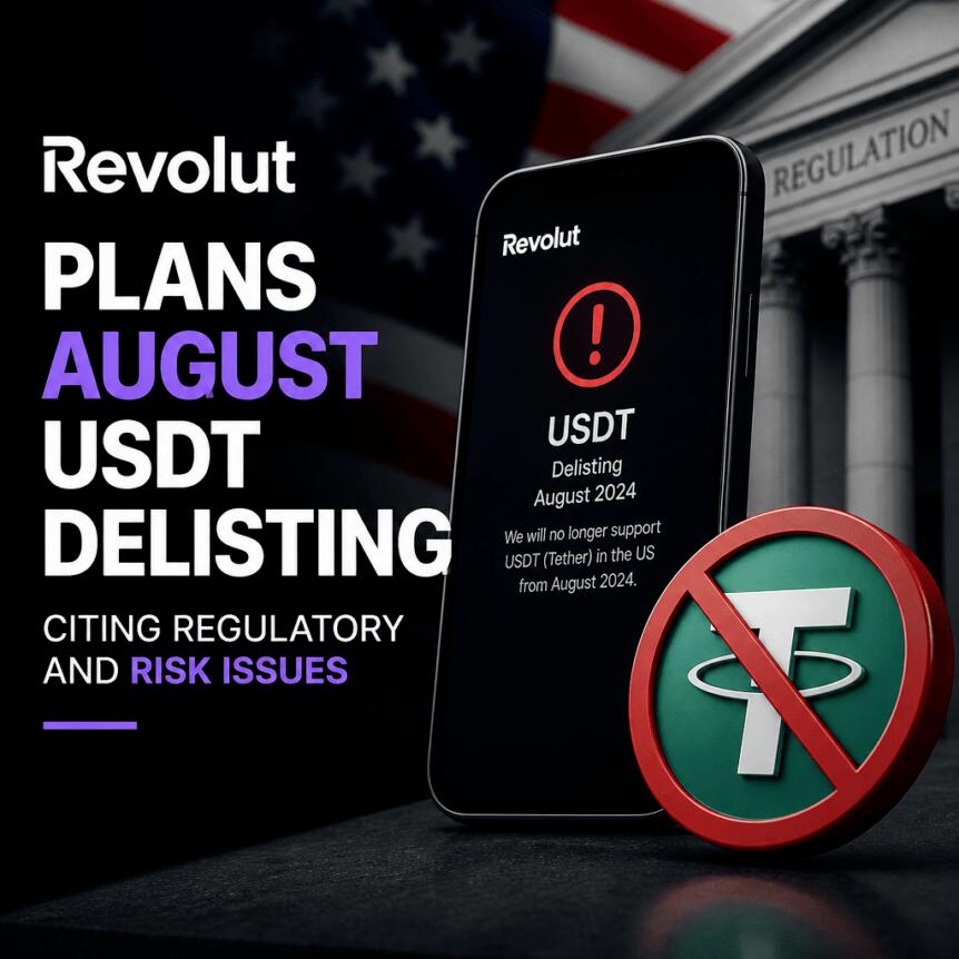 Revolut将逐步下架USDT：监管压力推动稳定币接入收紧