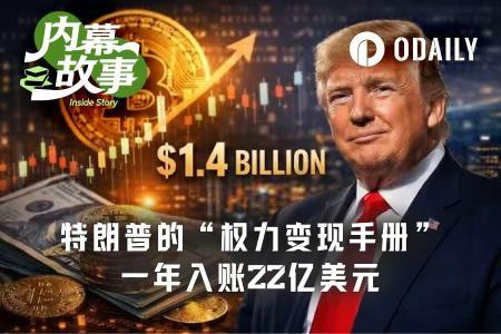 特朗普2025年收入达22亿美元，加密货币贡献超六成