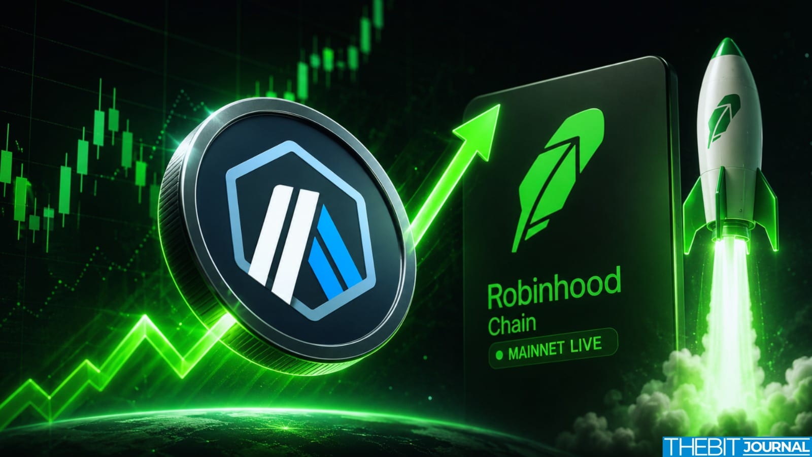 Robinhood链上线带动Arbitrum价格飙升至0.085美元