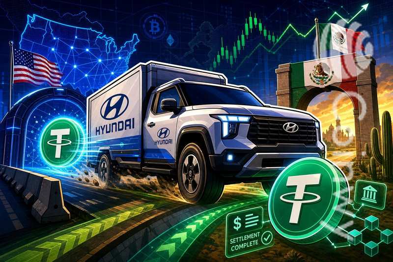 现代汽车集团完成USDT跨境结算试点 7分钟实现资金转移