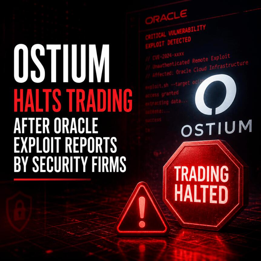 Ostium因预言机漏洞暂停交易 损失估算达1800万至2200万美元