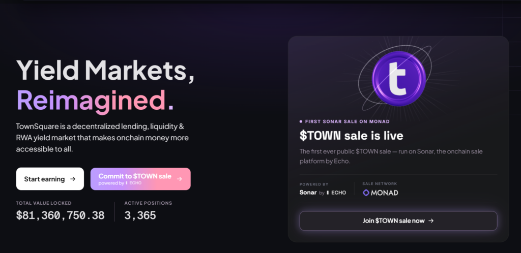 TownSquare如何重塑跨链DeFi生态？TOWN代币治理机制解析